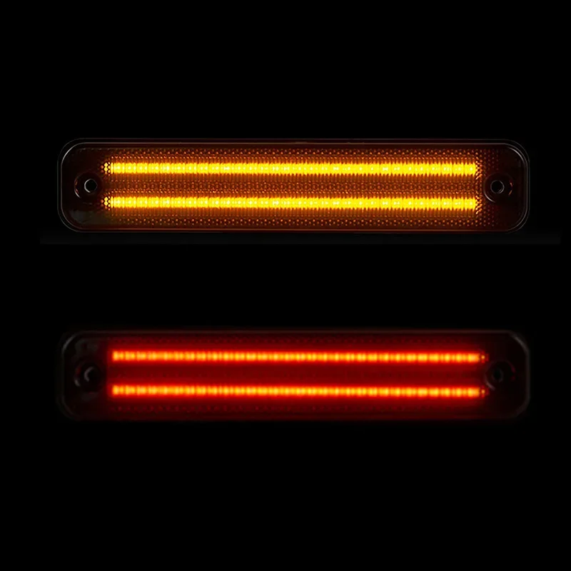 14Pcs/Set LED Car Lights LED double row Roof Side Light LED Fender Turn Signal Lamp Fit for Hummer H2 2003-2009/H2 SUT 2005-2009