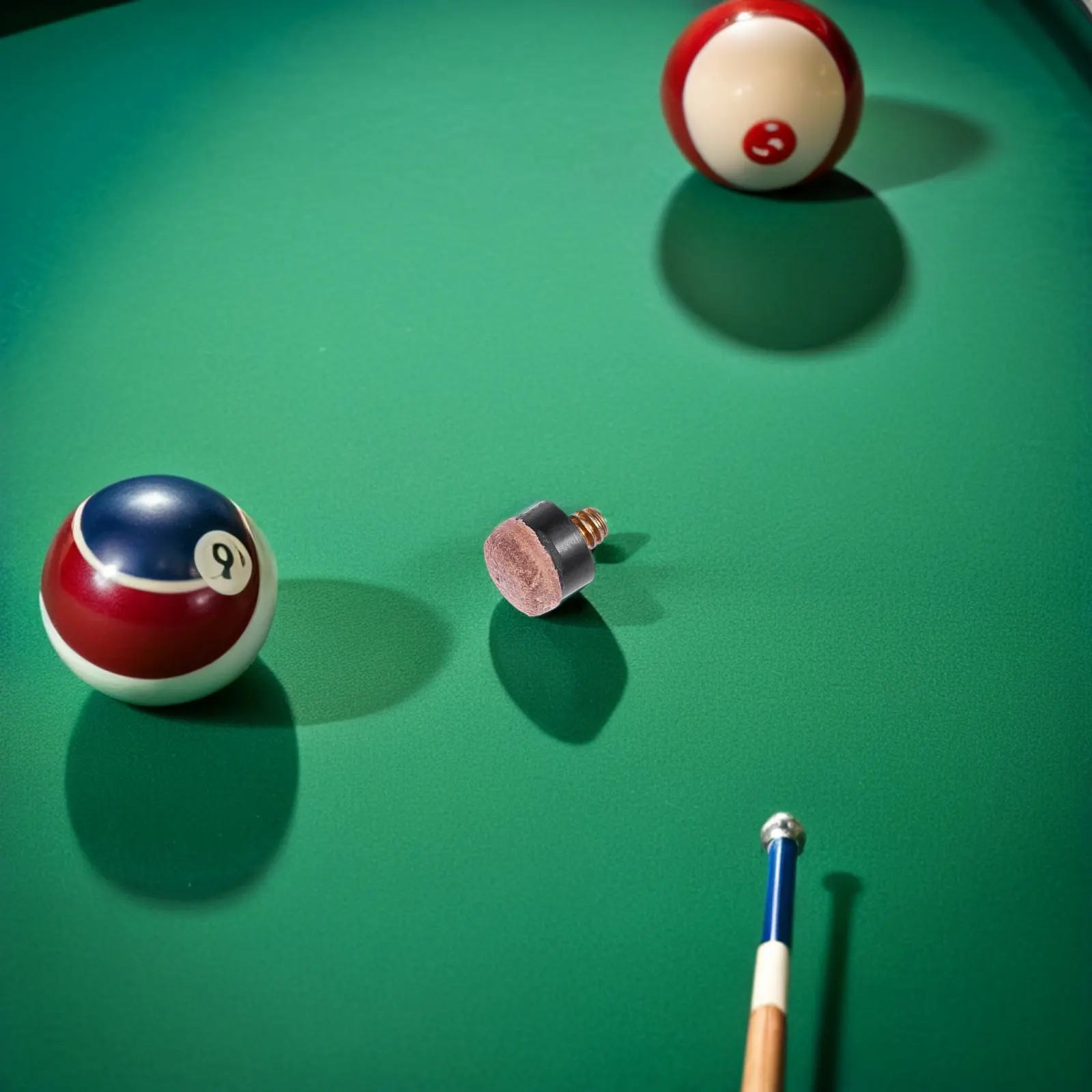 

20Pcs Billiard Cue Tips Screw on Hard Synthetic 11Mm Replacement Pool Cue Tip Kit Snooker Pool Stick Accessories