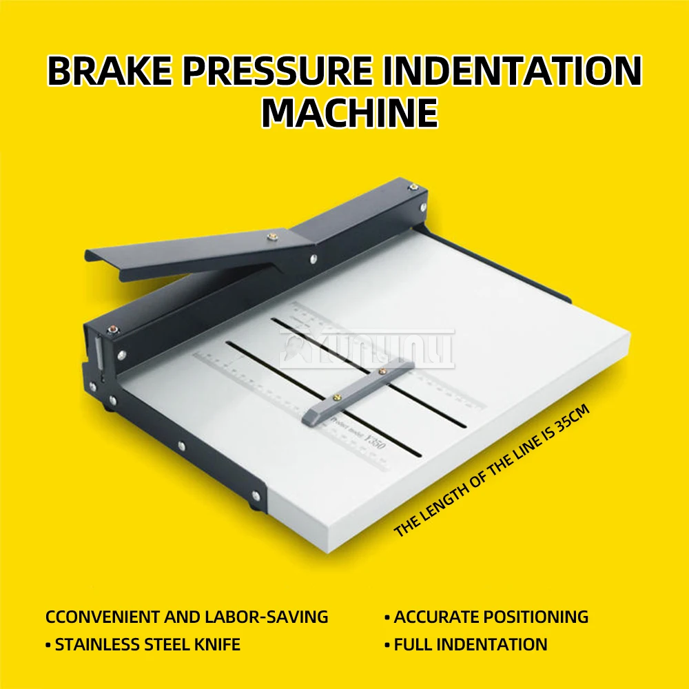 

Brake type manual creasing machine labor-saving lightweight photo album greeting card cover pressing line solid creasing machine