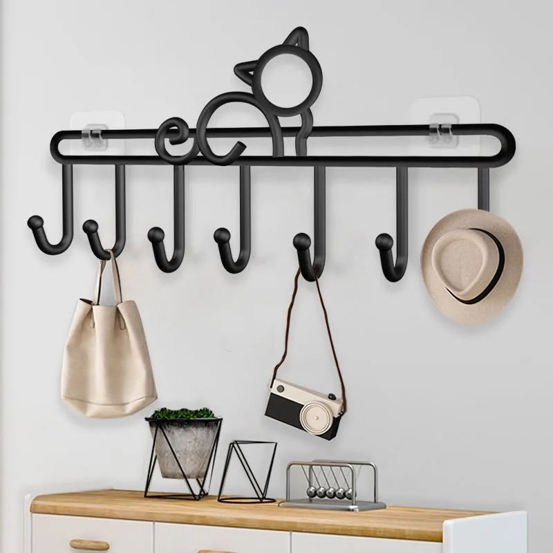 

Door Hook, Non Perforated Wall Mounted Hanger, Clothes Hook for Storing Items