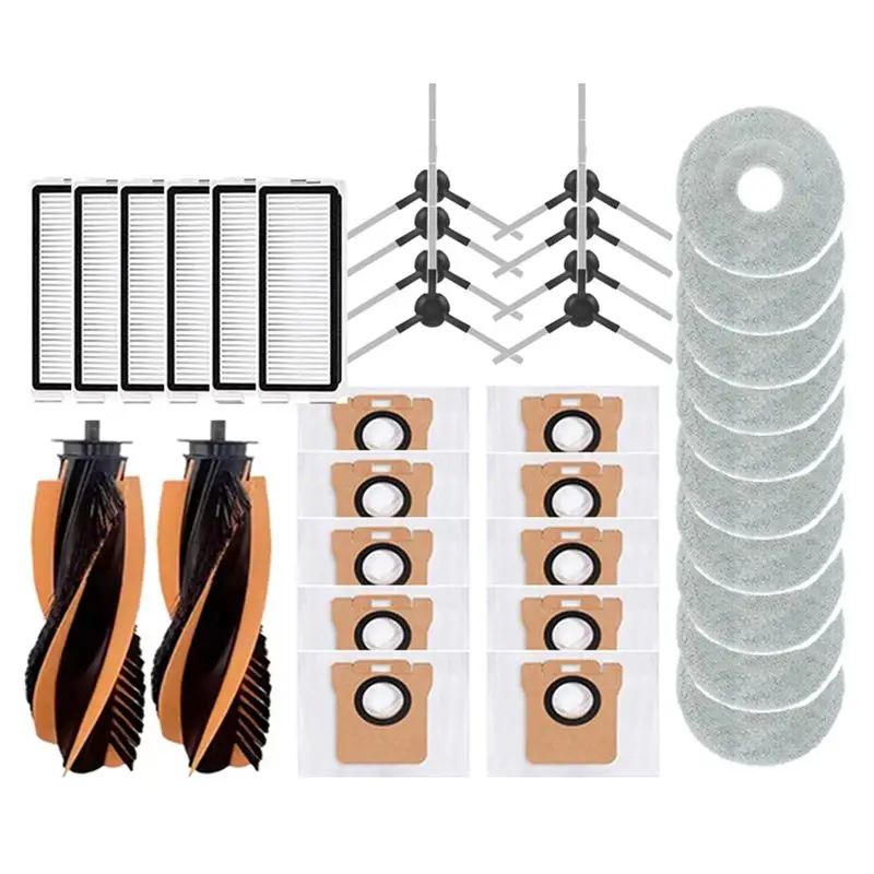 A24F-For JONR P20 PRO / T5 Pro Robot Vacuum Cleaner Parts Main Side Brush Hepa Filter Mop Cloth Replacement Accessories