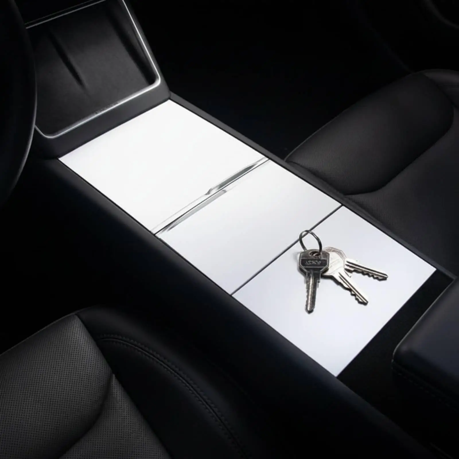 Precision Engineered Silicone Center Console Cover for Model Y EV Anti Scratch Dustproof Pad Easy Clean Car Interior Mat