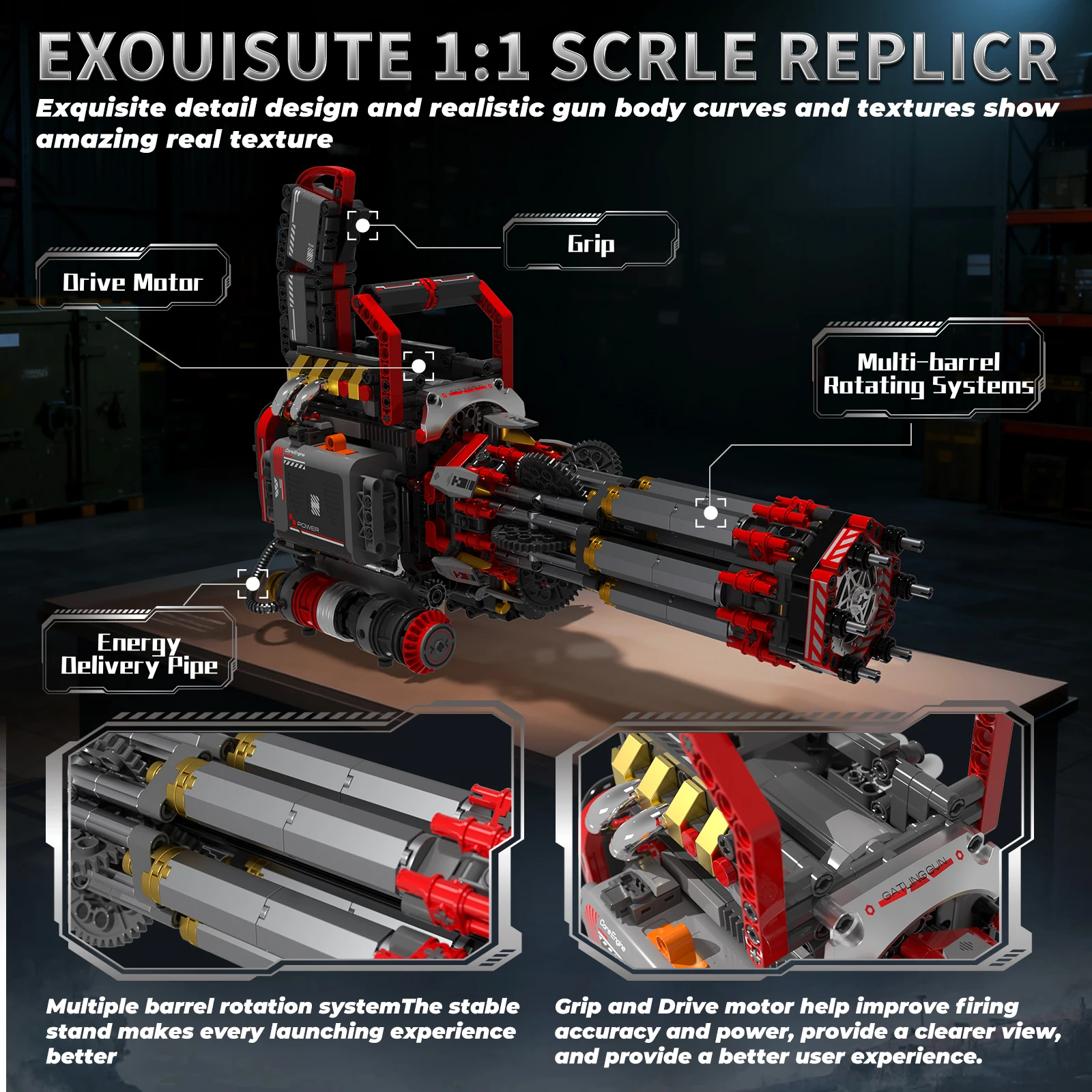JAKI Sci-Fi Blaster-Gewehr Bau – Heavy Equipment Games Bewertung und Preis