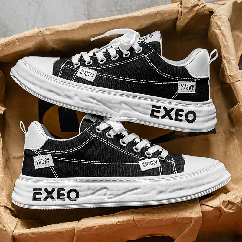 New Shoes Designer Skateboard Shoes Men Autumn Casual Platfrom Sneakers Trend Luxury Men Outdoor Lace-up Vulcanized Shoes Hombre