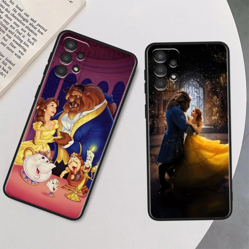 Disney Beauty And Beast For Samsung A54 A53 A52S A34 A33 A73 A72 A32 A24 A23 A22 A14 A13 A03S 5G Black Phone Case Phone Case