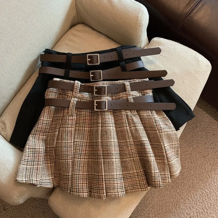 

High Waist Pleated Skirt Mini Skirt Winter Skirt Miniskirt Woman Korean Dongdaemun High Quality Clothing Y2k Preppy Skirts