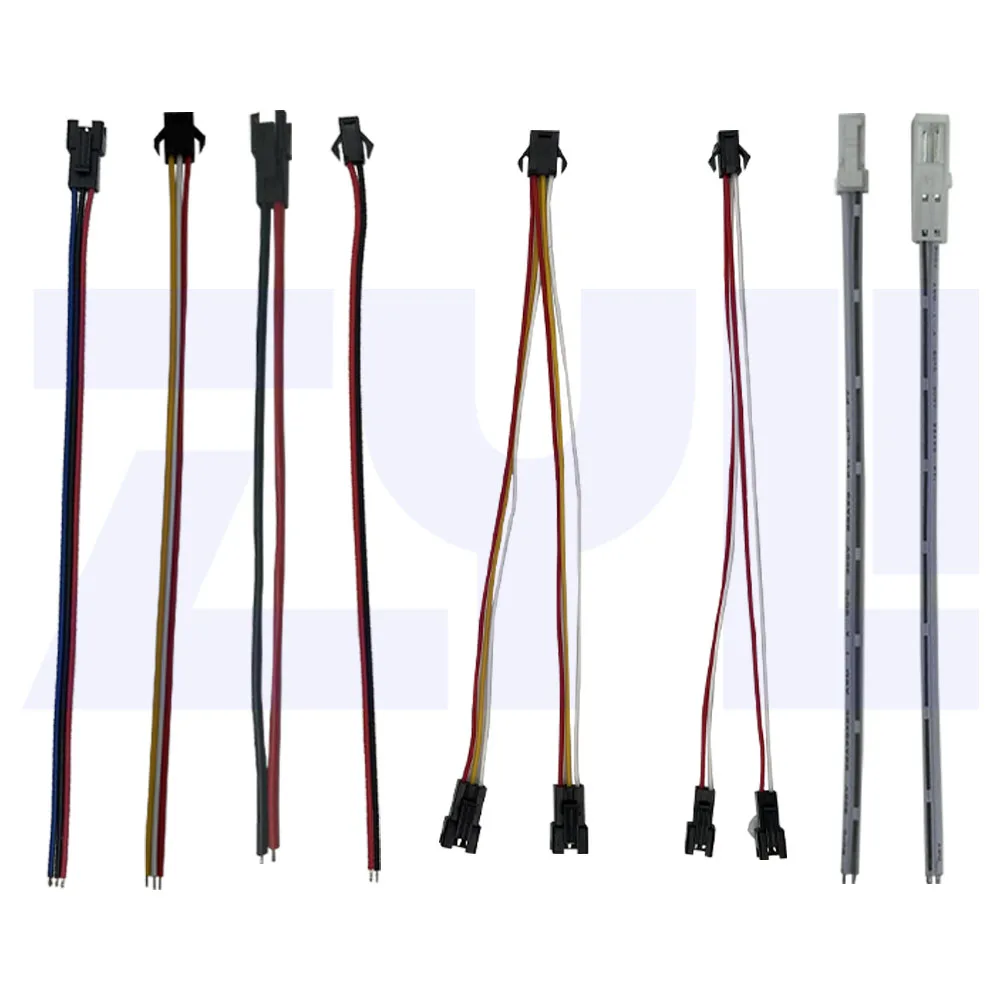 Ledstrip Licht Elektronische Sm Jst Connectoren 2pin Mannelijke 3pin Vrouwelijke Spiegel Sensor Connector Draad Harnas Dupont Draad Accessoire