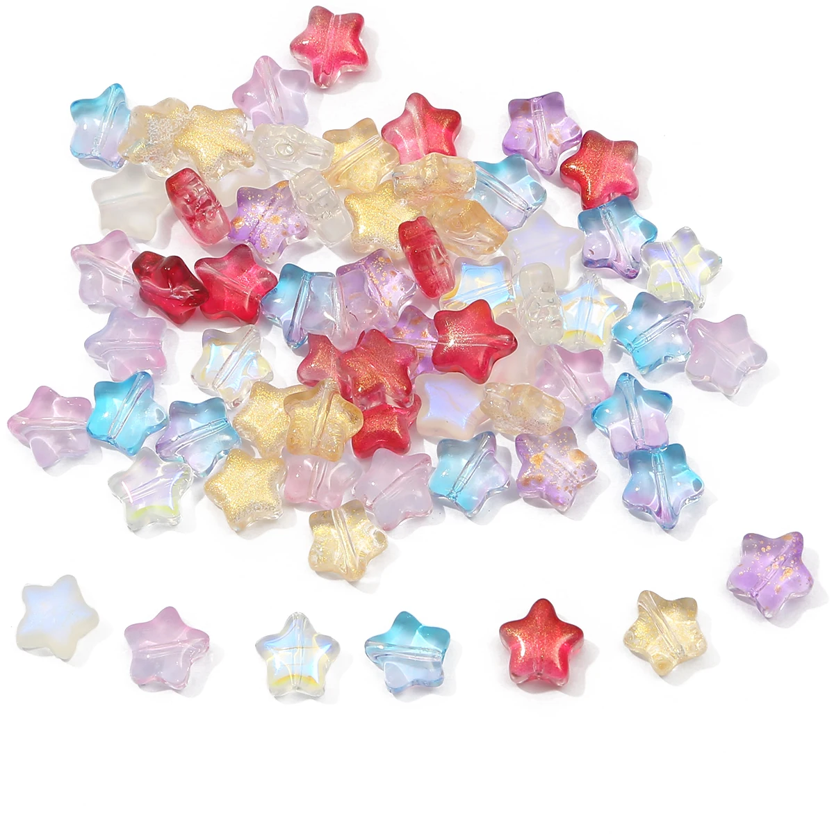 10Pcs Glass Antique… - image