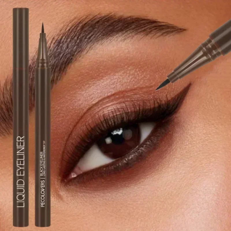 Liquid Eyeliner Makeup for Women Quick Ultra-thin Waterproof Dry Smooth Eye Liner Long Last Lower Eyelash Pen Cosmetics