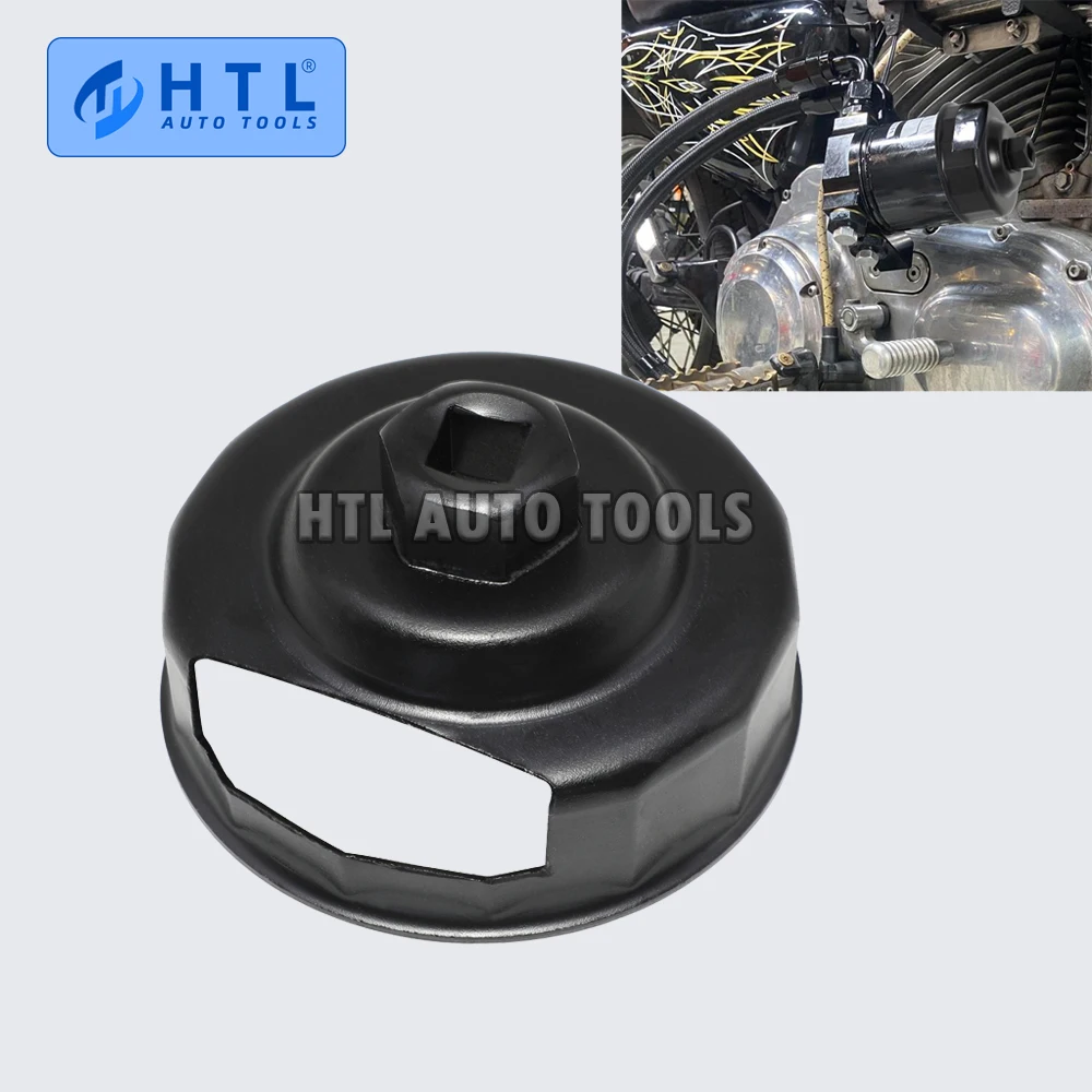 

76 мм, 14 флейт, крышка масляного фильтра, гаечный ключ, инструмент для снятия, головка, подходит для масляных фильтров Harley 1984-2021 гг.