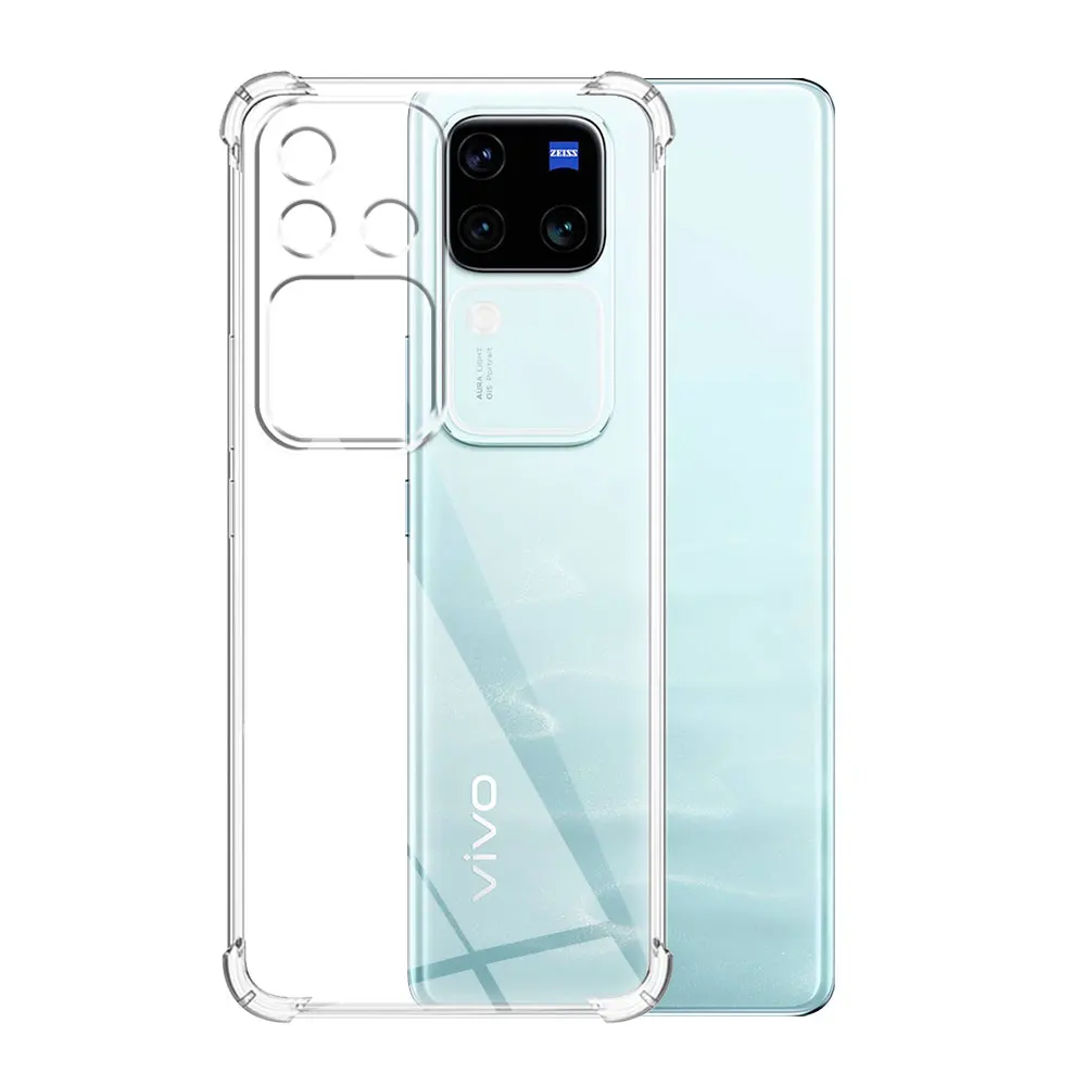 For Vivo V30 Pro 5G Case V2318 V2319 Clear Shockproof Silicone Soft TPU Phone Case For VIVO V30 V30Pro Clear Protect Back Cover