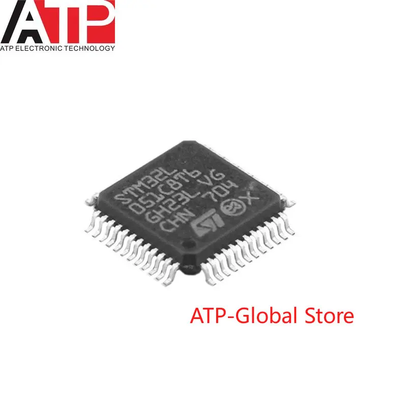 10Pcs/lot New Original STM32L051C8T6 LQFP-48 Arduino Nano Integrated Circuits Operational Amplifier Single Chip Microcomputer