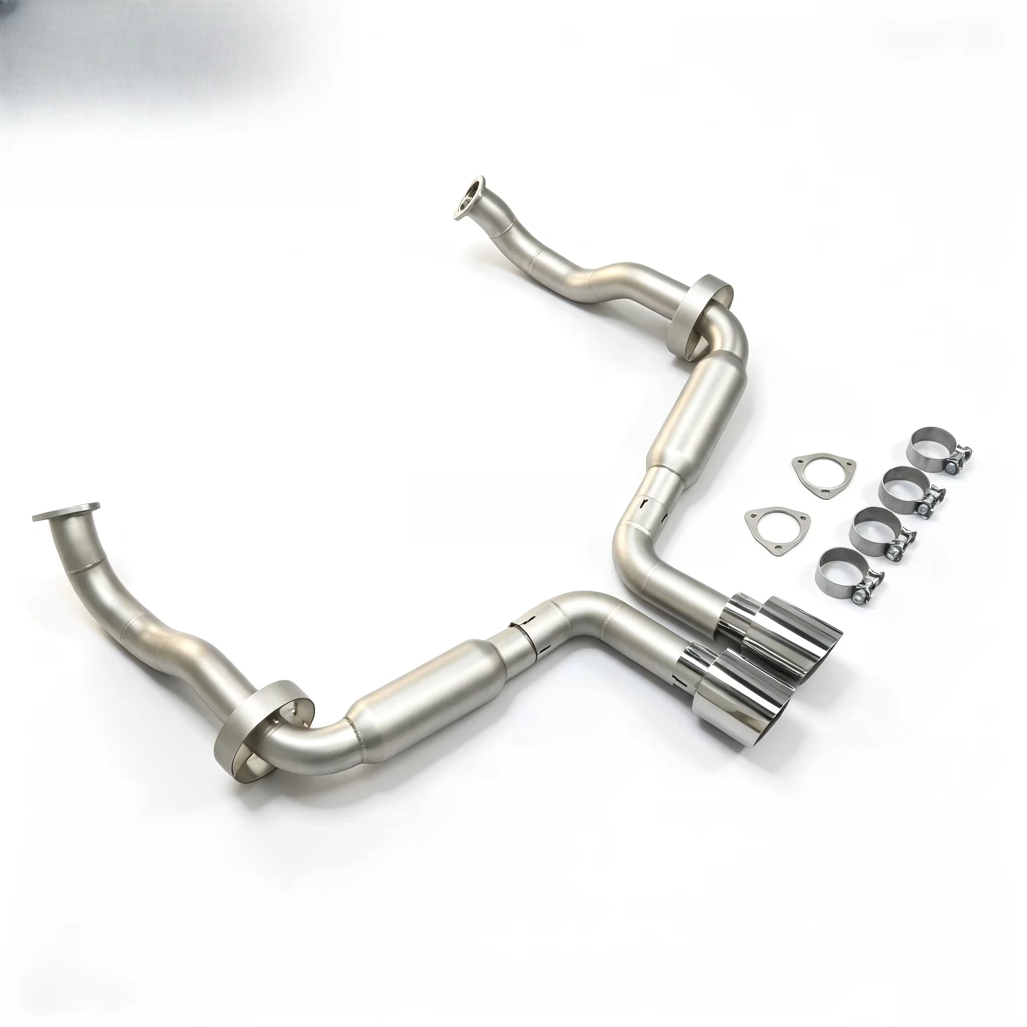 Sandblasted Rear Muffler Exhaust for Porsche 987.1 987.2 Cayman Boxster Performance Upgrade
