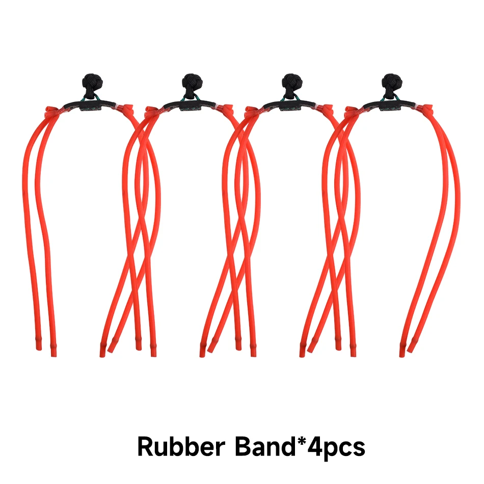 G5 Slingshot 1636 4-strengs rubberen band Ingebouwde magneet Handgreep Schietaccessoire 2/4 stuks