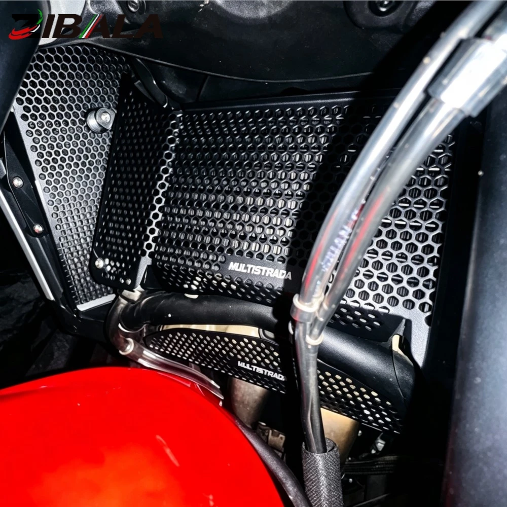 For Ducati Multistrada V4 S Sport 2021-2025 2026 Peak Motorcycle Radiator Grille Oil Cooler Engine Cylinder Head Guard Protector