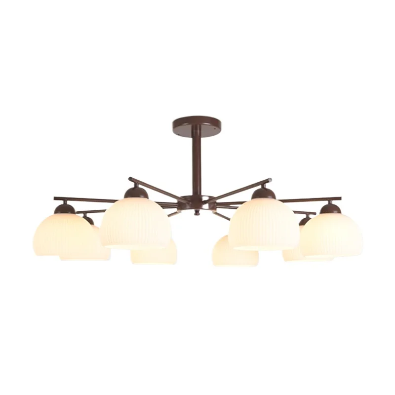 Main light simple modern retro ceiling light wabi sandy wind restaurant Japanese bedroom study light