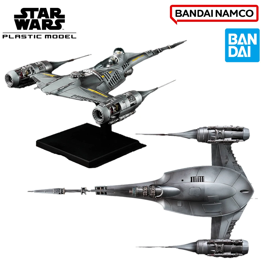 

Original In Stock BANDAI STAR WARS 1/48 The Mandalorians N-1 Starfighter Action Figure Assembly Model Kit Toys Gifts For Kids