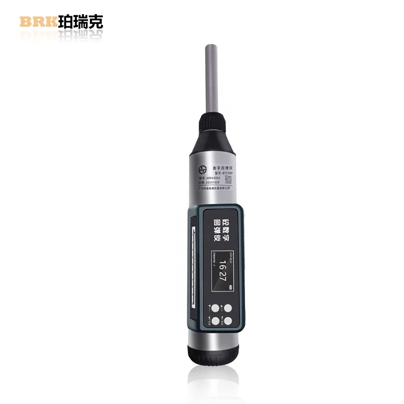 BT225E Microprocessor-controlled Digital Concrete Test Rebound Hammer Essential Schmidt Rebound Test Equipment