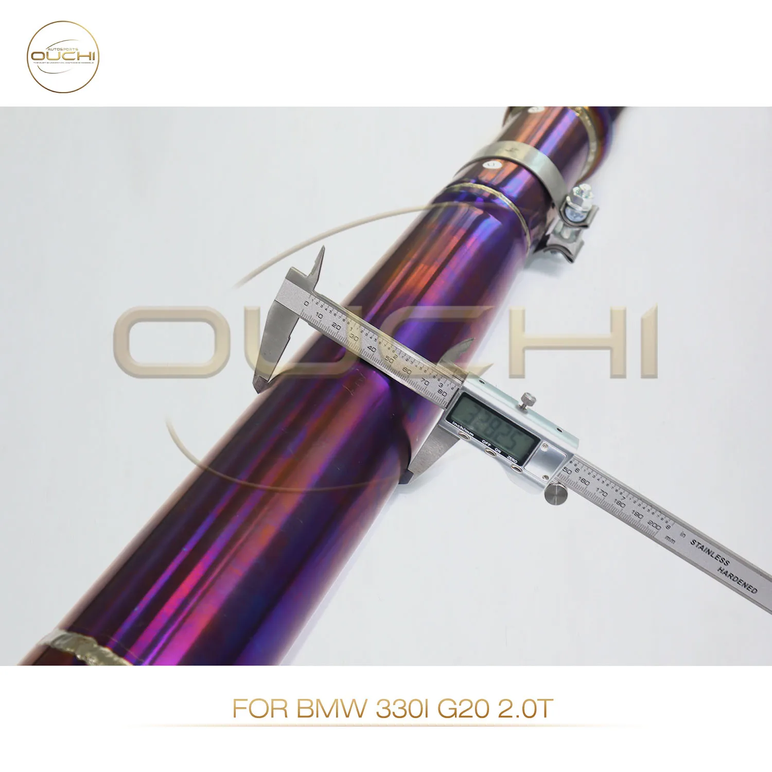

OUCHI Factory Direct Sales Titanium Allloy Exhaust Catback for BMW 330i G20 2.0T High Performance Muffler With Tips Car Parts