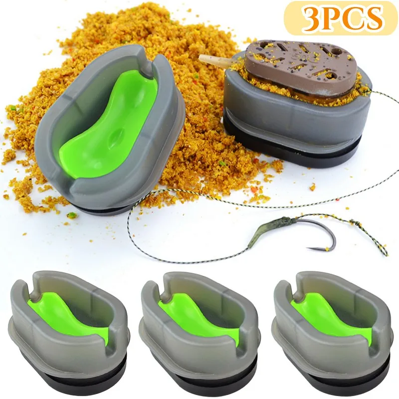 New Carp Fishing Feeder Mold Plastic Carp Baiting Tool Quick Release Inline Method Bait Carrier Fishing Feeder Tools Accessories