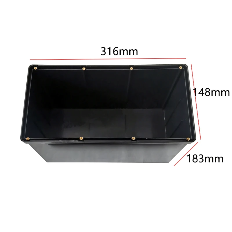 50Ah 80Ah 90Ah 105Ah lifepo4 battery Screw type storage box 12V 24V solar cells RV yacht battery plastic waterproof battery box