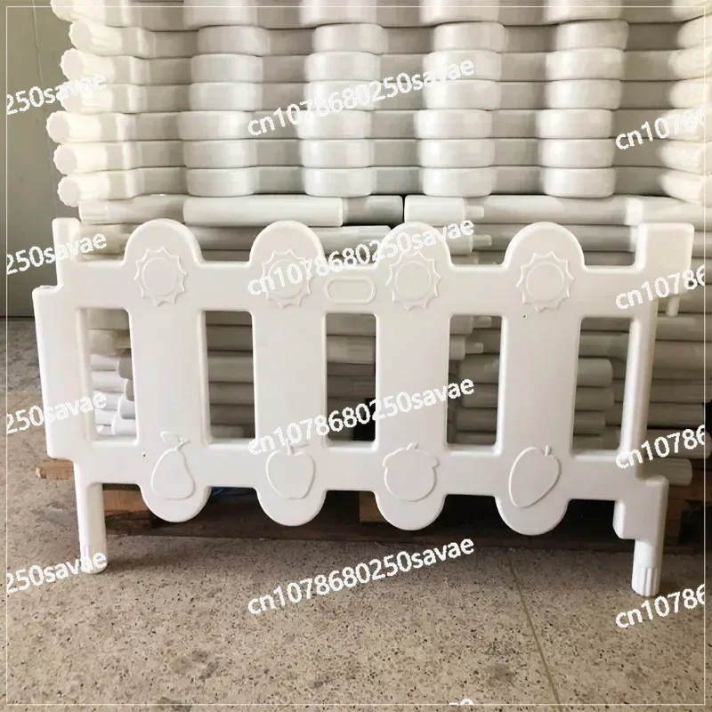 White Fence Kids Playpens Indoor Soft Play Fence Baby Pen Indoor Playground Colorful Fence White