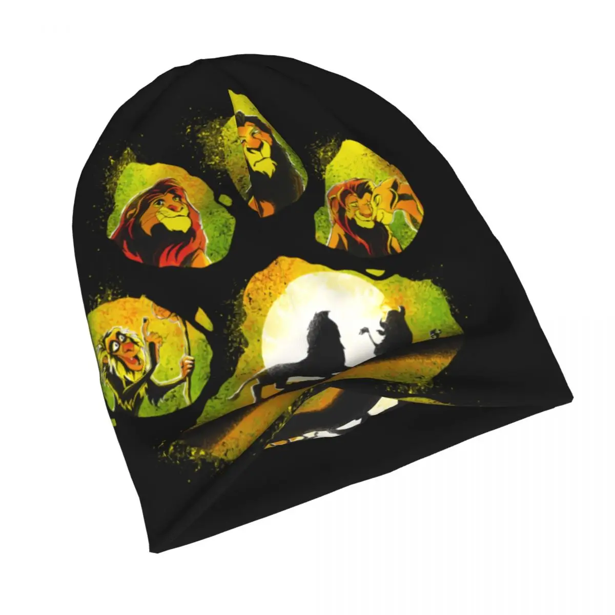 Disney｠The Lion King｠Film Outdoor Hats King's Mark Thin Hat Bonnet Special Skullies Beanies Caps Men Women's Earmuffs