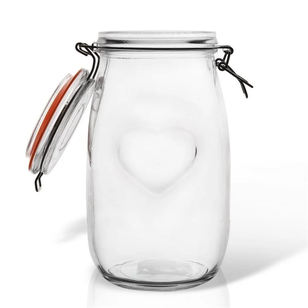 Voedselopslagpot Lakpot Met Glazen Clip 1.5l