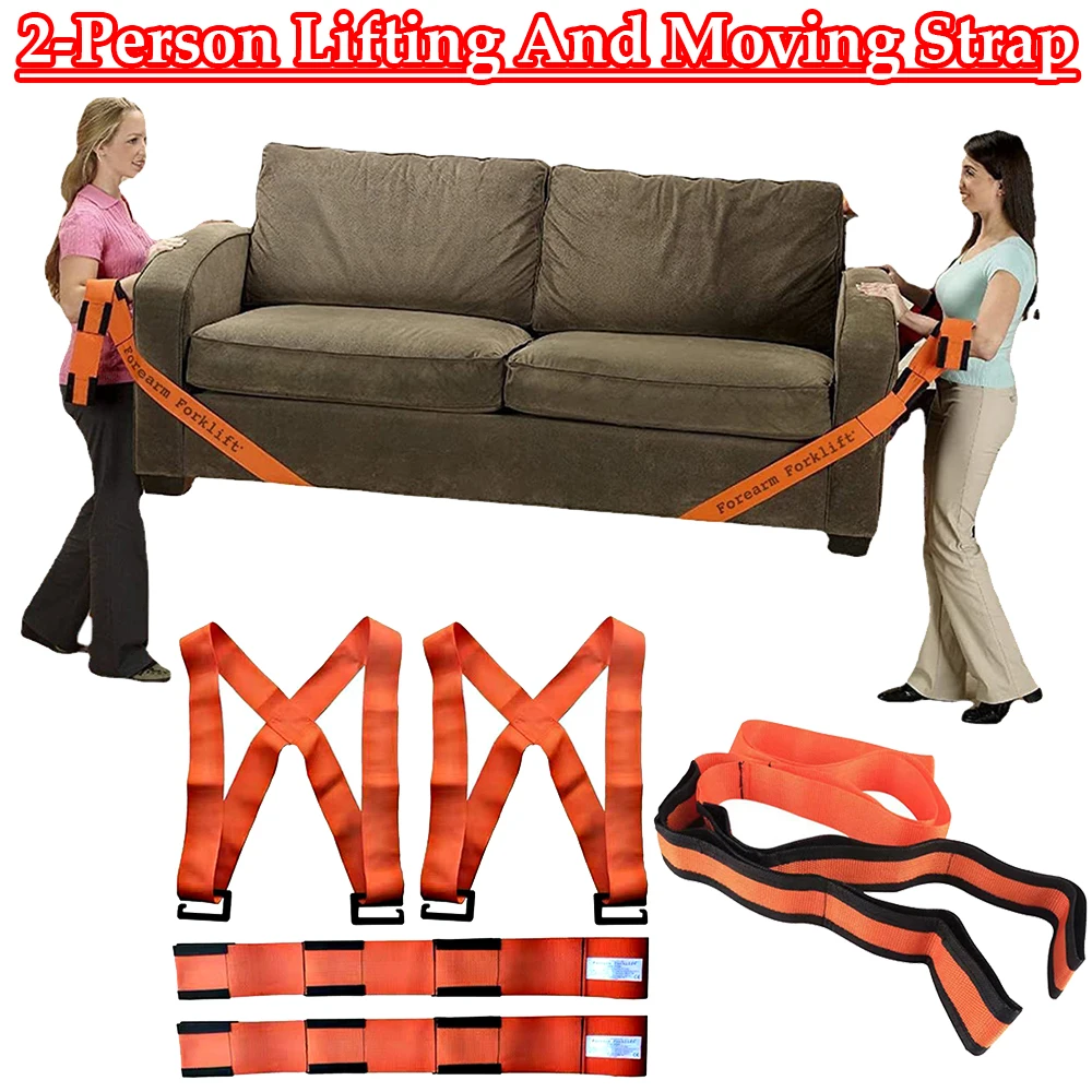 2-Person Lifting And Moving Strap Moving Strap Heavy Duty Lifting Strap Lifting Rope Moving Belt Lift Move And Carry Furniture