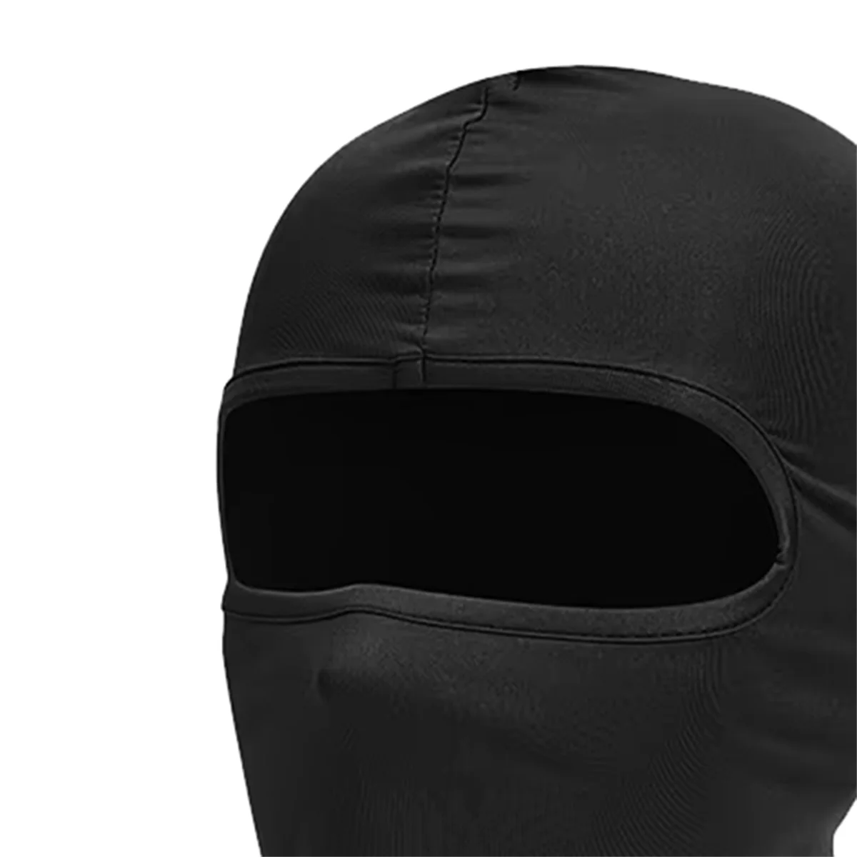 غطاء كامل للوجه مضاد للأشعة فوق البنفسجية وجيد التهوية للرقبة قناع كامل لركوب الدراجات أكثر دفئًا ومقاوم للرياح باللون الأسود