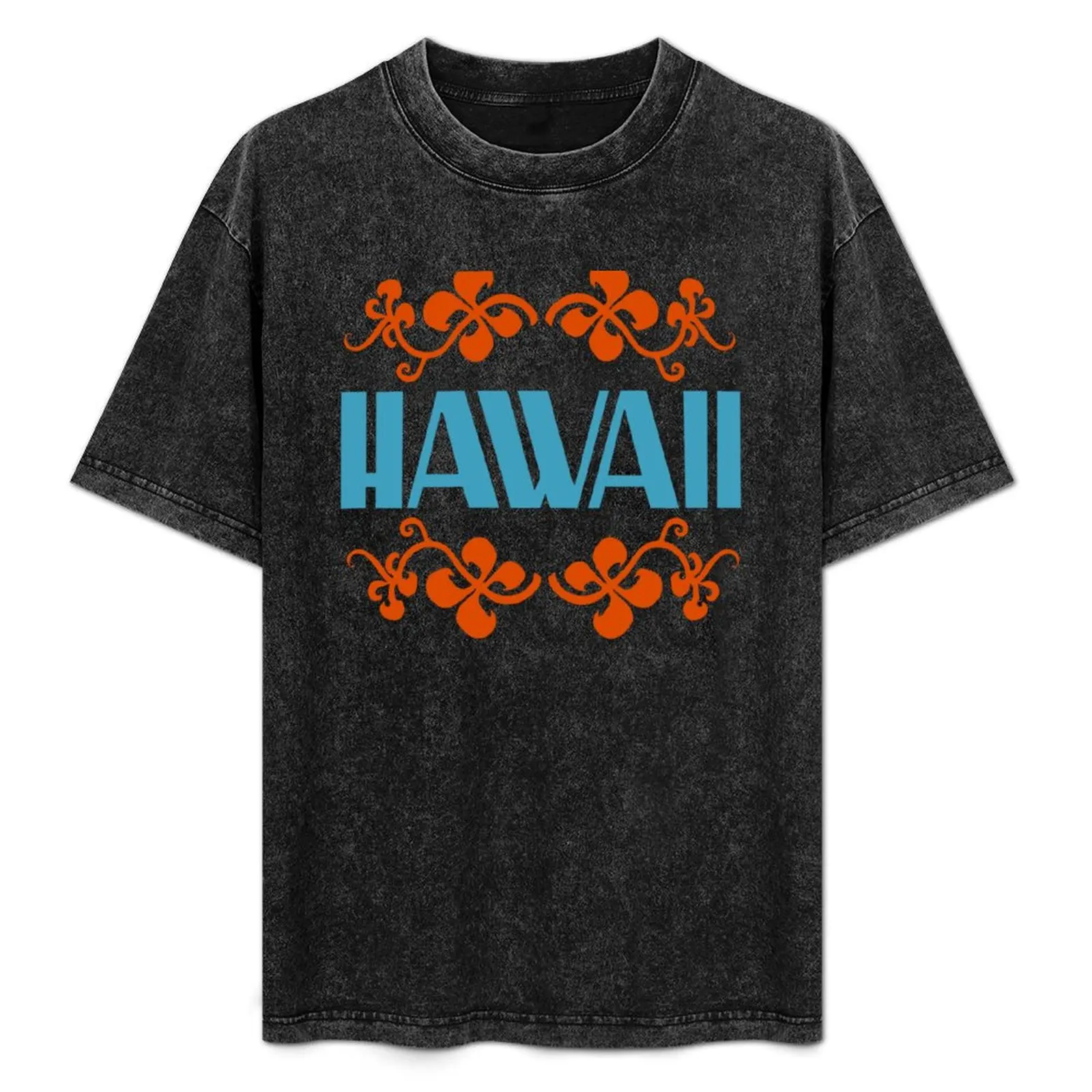 

HAWAII. VINTAGE STYLE. ORANGE/BLUE. T-Shirt Aesthetic clothing vintage t shirts graphics vintage t shirt men