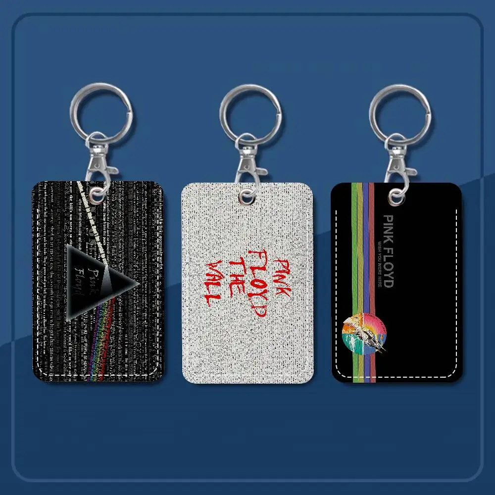 سلسلة مفاتيح Band P-Pink F-Floyds مع حامل بطاقة الوصول، وحافظة واقية لبطاقة الهوية وبطاقة البنك للأمن #1