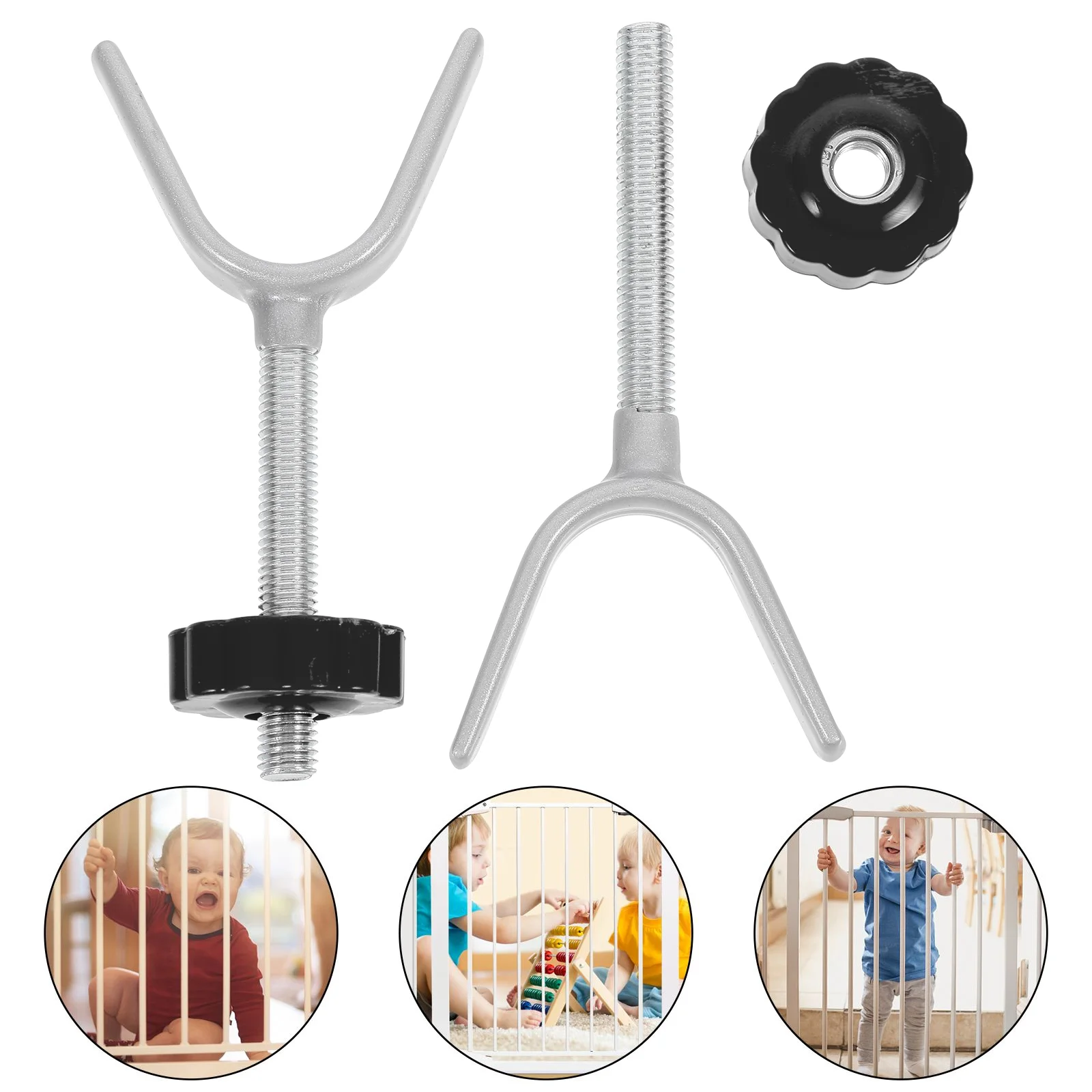 4 Stuks Y-vormige Top Bolt Bouten Indoor Hek Vangrail Bots Met Moeren Veiligheidshek Tops Verslaan Baby onderdelen