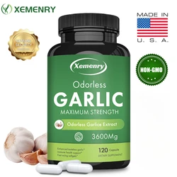 Premium Garlic Supplement 3600 Mg - Supports Immune System, Blood Pressure and Cholesterol Health