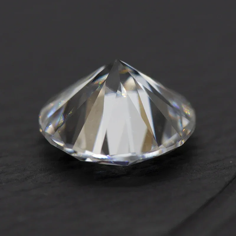 Pedra moissanite 1.0-5.0ct d cor vvs1 corte redondo moisanite pedra solta preços de atacado pedra preciosa para fazer jóias moissanite