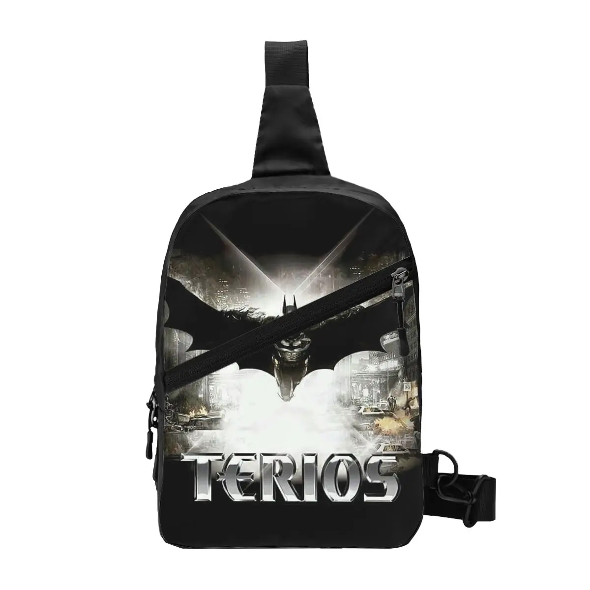 

Terios Crossbody Sling Backpack Men Custom Shoulder Chest Bag for Cycling Camping Daypack