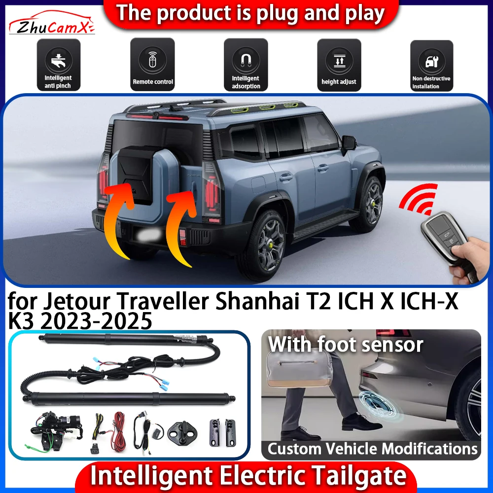 

Smart Powered Tailgate System for Jetour Traveller Shanhai T2 ICH X ICH-X K3 2023-2025 Automatic Intelligent Lift Control Kit