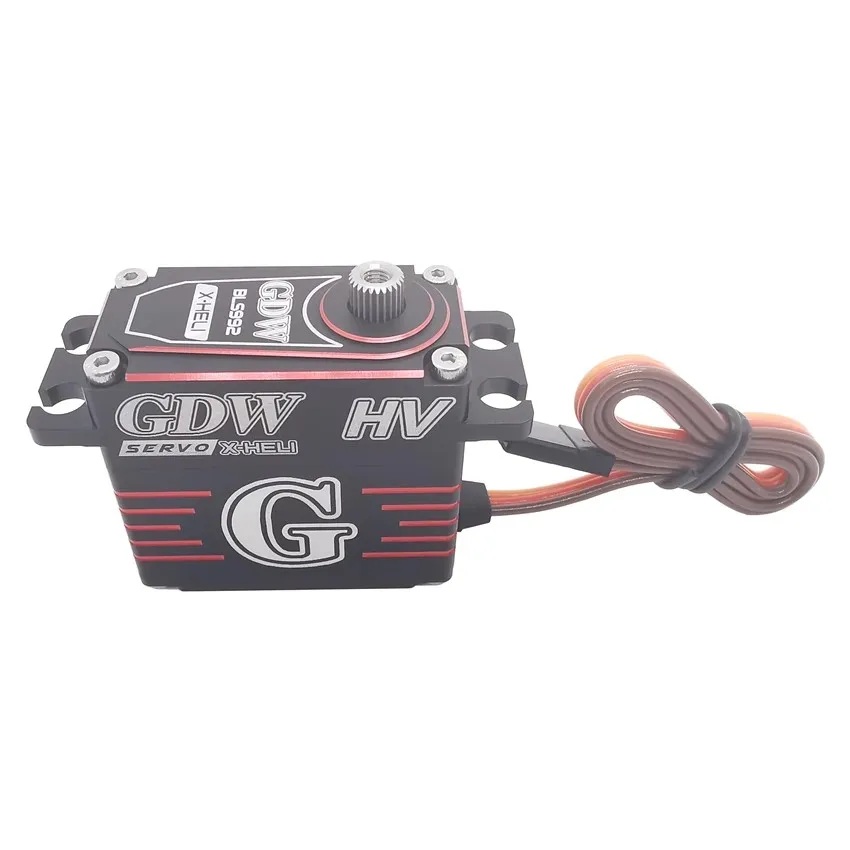 GDW BLS992HV BLS995HV 28KG 0.05Sec CCPM Standard Size Digital HV Metal Brushless Servo For RC Racer Version Helicopter Airplane