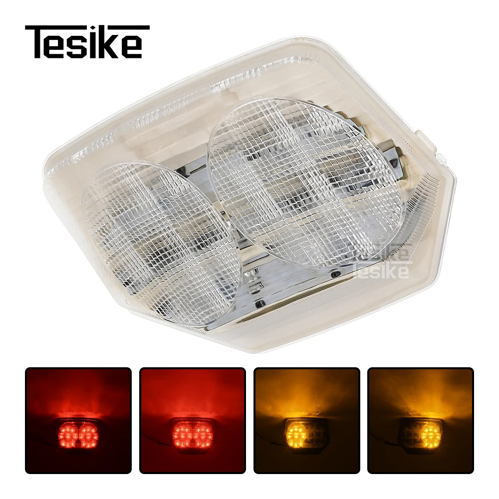 For Honda CB400 SF 2004-2012 CB1300 2003-2009 Taillight Rear Tail Light Brake light Turn Signals Integrated LED Stop Lamp