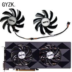 New For XFX R9-280X 390 280 280X 270 270X Black Wolf Internet Cafe Edition Graphics Card Replacement Fan