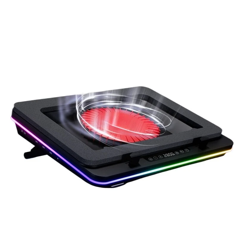 

GT600 pressure-air notebook radiator, air-cooled 14CM fan, support 18-inch dust-proof base bracket