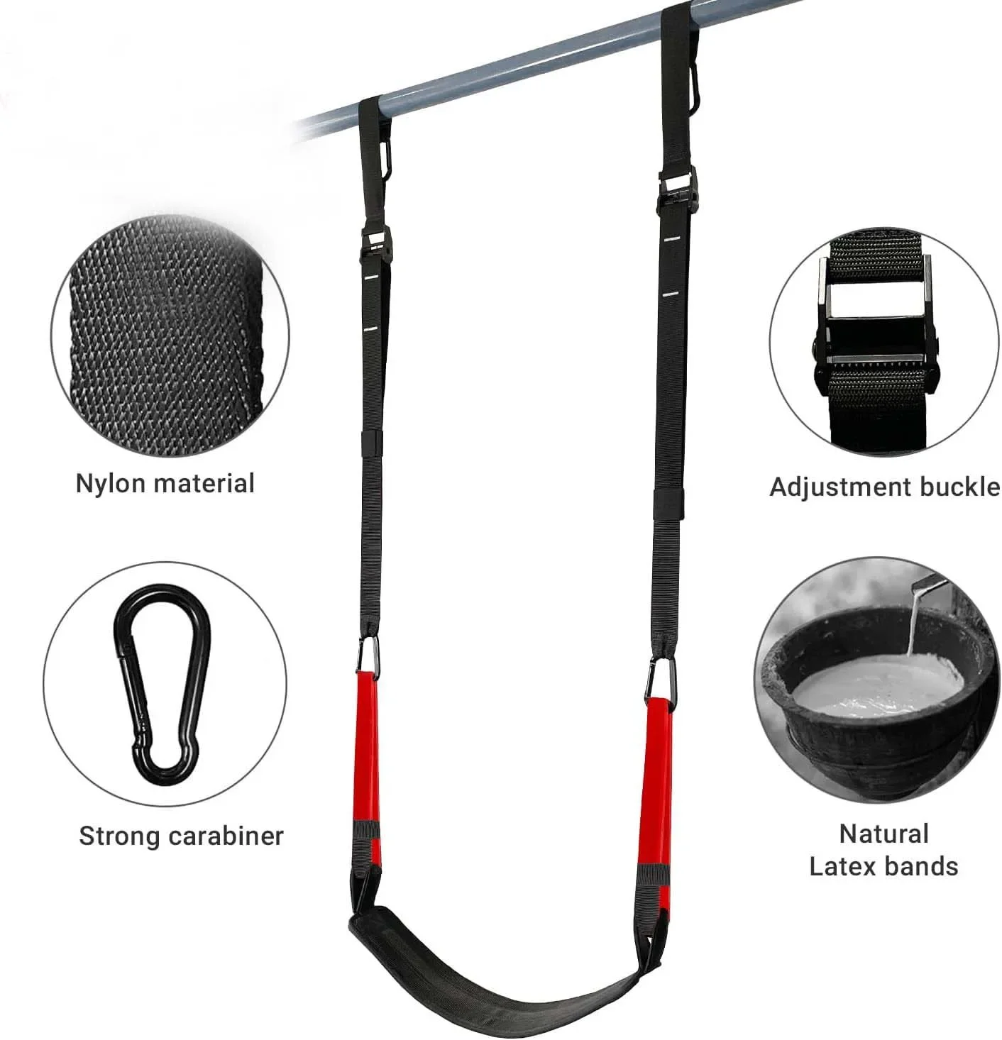 Pull Up Assistance Bands Arm Chest Muscle Strength Training Elastic Resistance Band For Home Gym