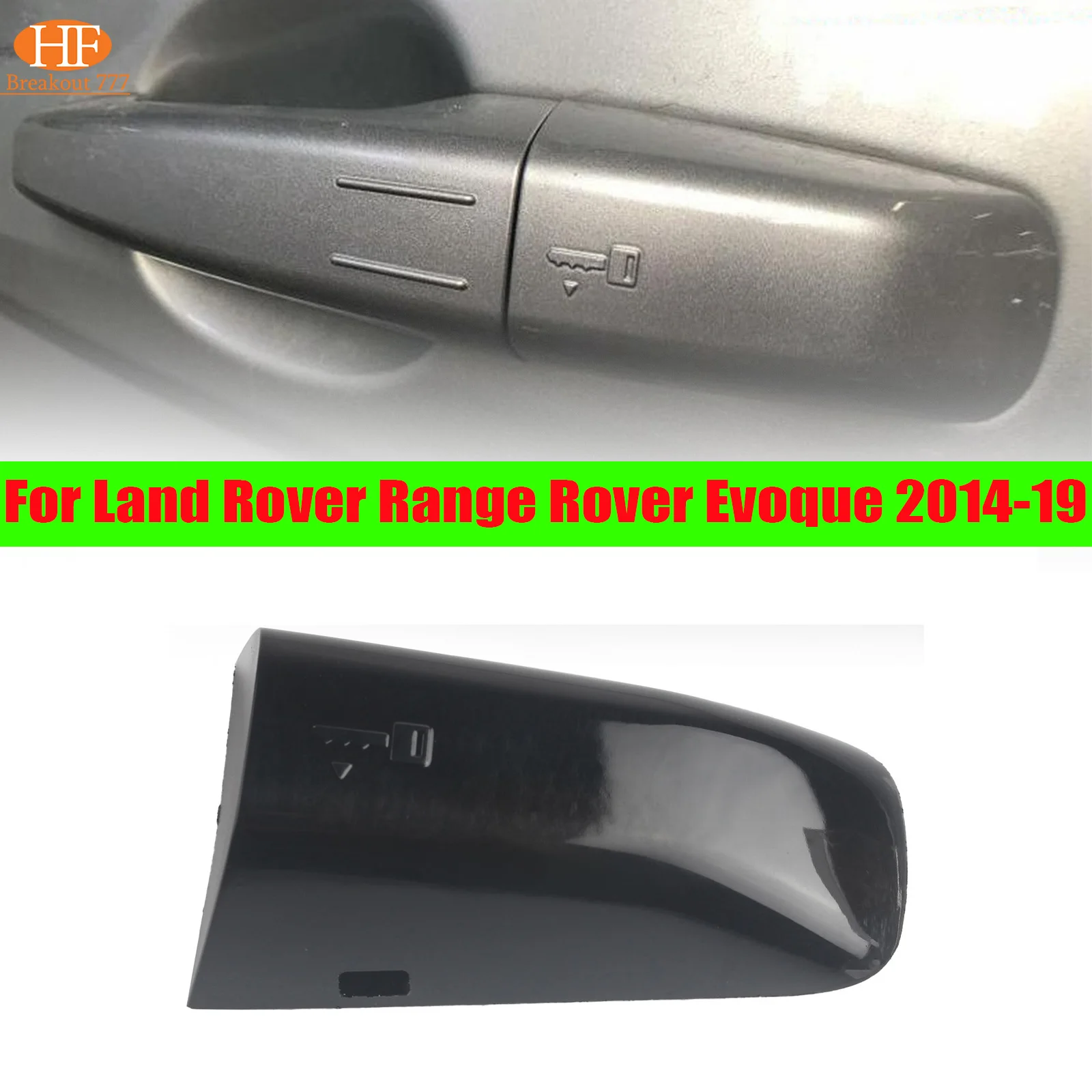 

LR048299 Car Front Left Driver Side Exterior Door Handle Cap For Land Rover Range Rover Evoque 2014-19