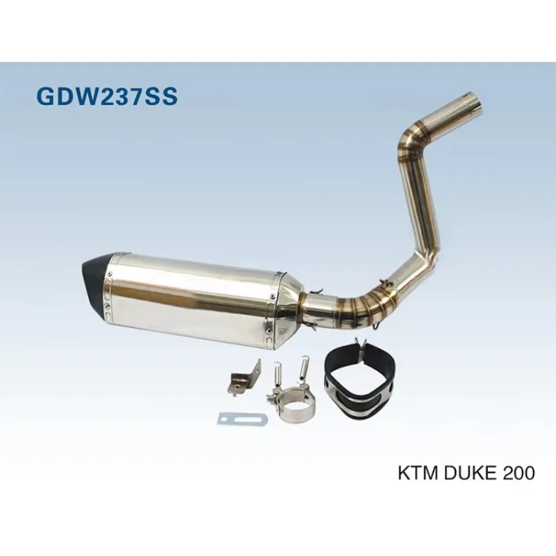 

STLF Chinese Motorcycle Exhaust Good Performance Motorcycle Part Stainless Steel Exhaust Muffler for DUKE 200
