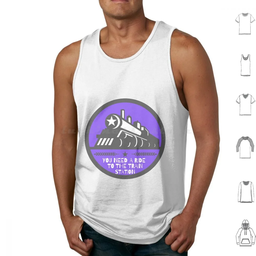 Copy Of You Need A Ride To The Train Station , Finger Pointing Cartoon Hand Tank Tops Vest Sleeveless You Need A Ride To The
