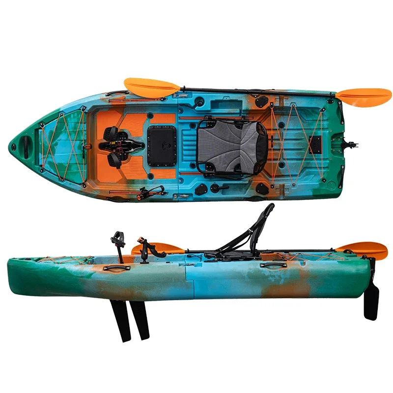 

2026 9.3FT 2-Section Modular Pedal Fishing Kayak LLDPE Split Boat