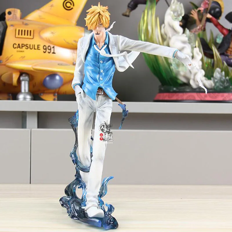 23cm Anime One Piece Sanji Action Figure Spielzeug One Pieces VinsmokeSanji Figuras Manga GK Statue Modell Ornament Peripherie Geschenk