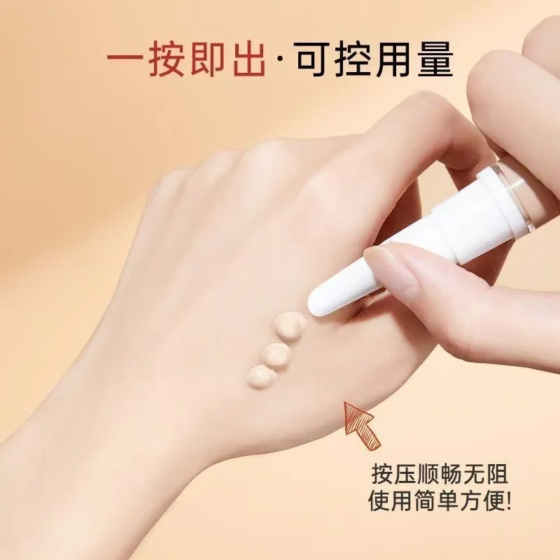 Foundation Refillable Vacuum Pen - Airless Pump Travel Bottles for Liquid Foundation, Lotion & Eye Cream, Portable Mini Sample S