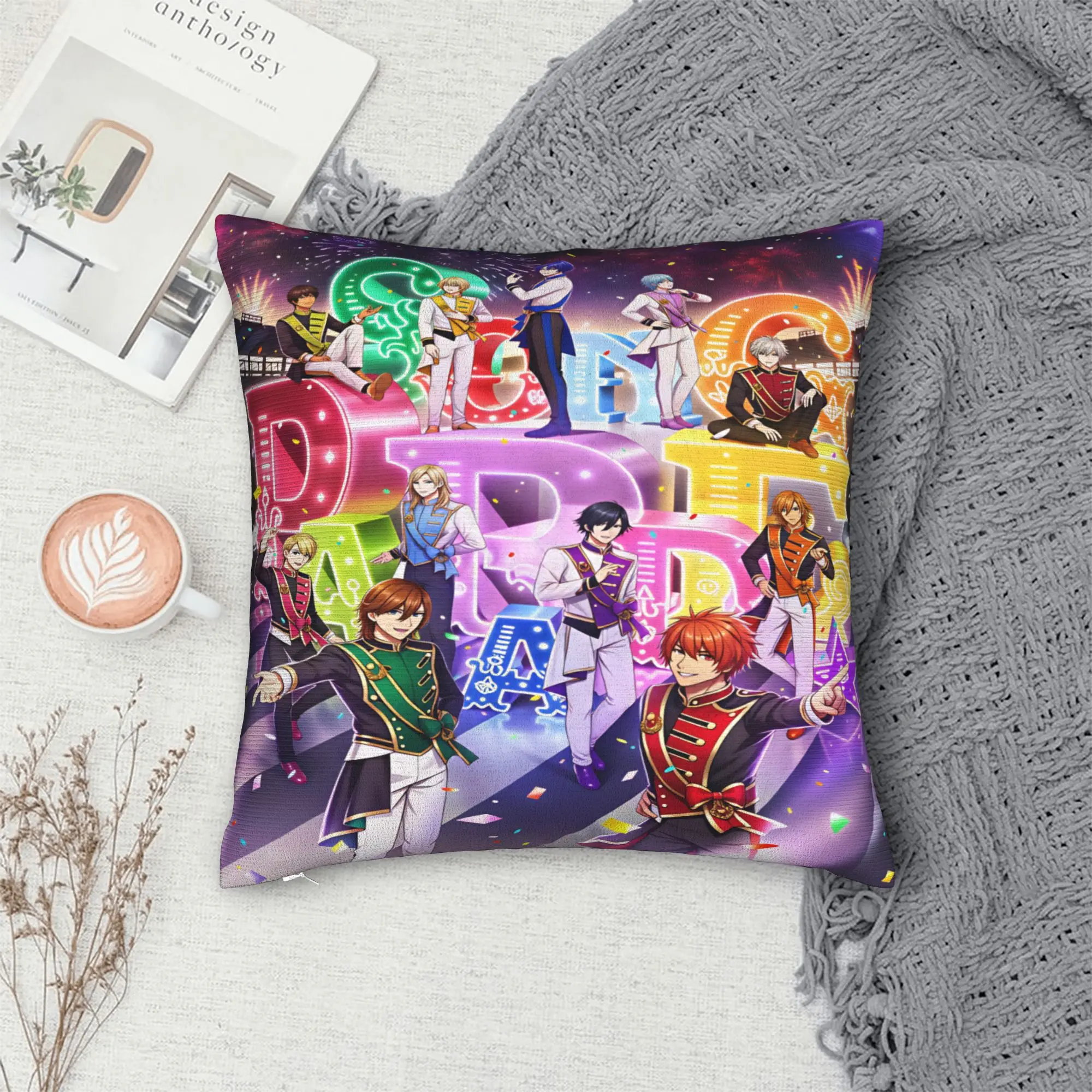 U-Uta no Prince-sama Hijirikawa Masato   Pillow Cover  Vintage Pillow Case For Sofa Home Decor Custom Cushion Cover Gift