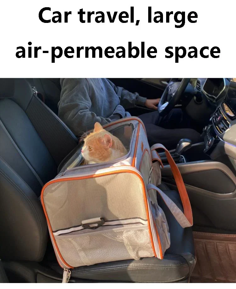 حقيبة كروس للكلاب حقيبة ظهر للحيوانات الأليفة حقيبة كروس بلون سادة حقيبة كتف متعددة الأغراض حامل حيوانات أليفة للقطط والكلاب حامل الكلب #3